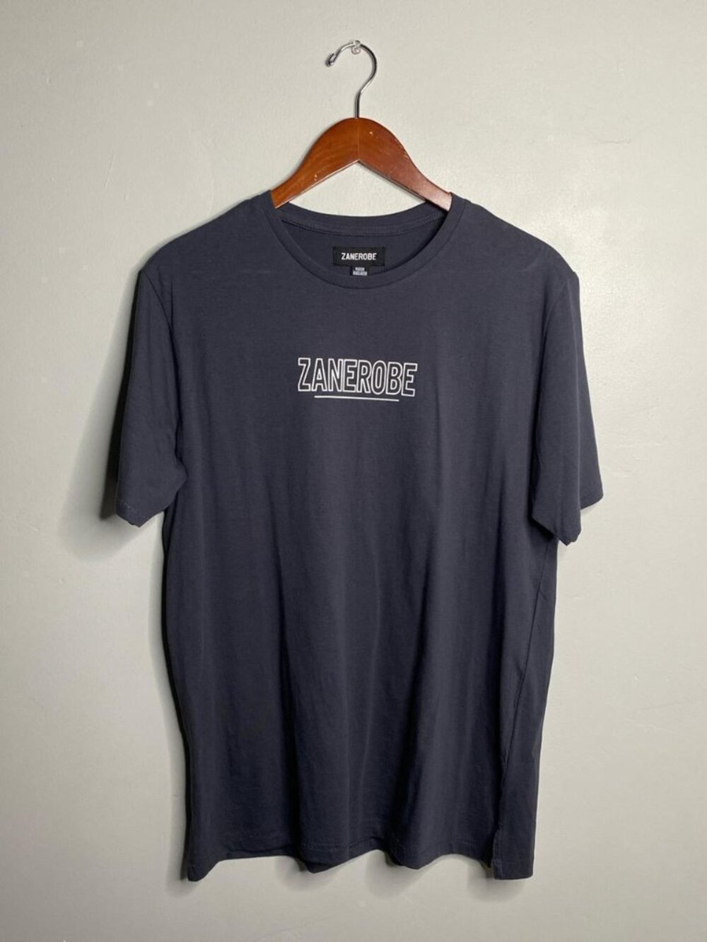 Zanerobe grey tee size medium 100% cotton